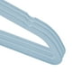 thumbnail image 3 of Perchas para niños Casafield de terciopelo, tamaño 14, color azul claro (paquete de 50), 3 of 4