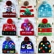 thumbnail image 2 of Sombrero de punto con luces LED para decoración navideña, gorro de punto con luces LED para niños y adultos, adornos luminosos para el cabello, decoración de Natal y Navidad, regalos de decoración de, 2 of 4