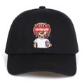 thumbnail image 1 of Gorra de béisbol Essk Sports bordada de algodón transpirable negra, 1 of 2