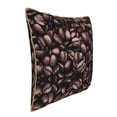 thumbnail image 2 of Kll Coffee Bean Decorative Throw Pillow Covers Velvet Soft For Couch Sofa Bedroom Living Room Outdoor -18"X18", 2 of 8