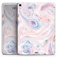 thumbnail image 2 of DesignSkinz Marbleized Pink and Blue Swirl V2123 Full-Body Skin Decal Wrap Cover for iPad Pro 12.9” 4th Gen (A2229/A2069/A2239/A2233), 2 of 4