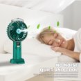 thumbnail image 2 of Abanico Portátil Ventilador Pantalla digital Portátil 4000mAh Escritorio Refrigeración digital Verde, 2 of 4