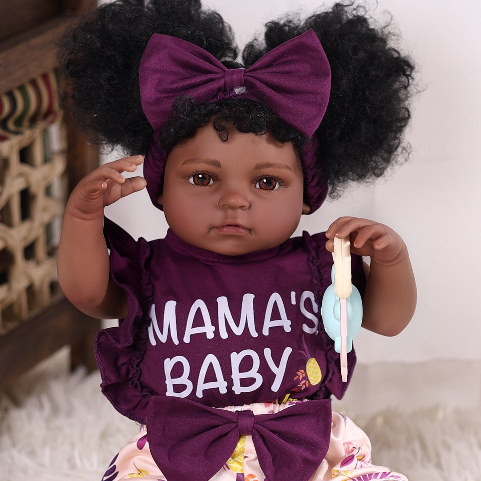 RSG Reborn Baby Doll - 20 inch Cute Soft Cloth Body Baby Doll Real life baby doll with all the accessories, perfect for cuddling, playing and gifting