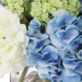 thumbnail image 4 of Uttermost Providence Hydrangea Polyester Iron Glass Bouquet in Blue/Green/White, 4 of 4