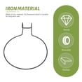 thumbnail image 3 of MERRYHAPY 2Pcs Hanging Flower Rack Iron Holder for Balcony and Kitchen Decor, 3 of 8