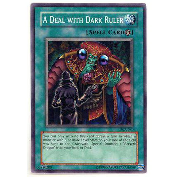 YuGiOh Dark Cris A Deal with Dark Ruler DCR-030