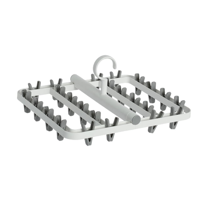 Clothes Racks for Hanging Clothes Hanging Clothes Rack Clothes Rack Laundry Clothes Rack Clothes Rack Clothes Rack with Foldable Hanging Points 24 Clip Household Socks Underwear Underwear