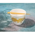 thumbnail image 4 of Sailor Moon 875396 16 oz Symbols Ramen Bowl with Chopsticks, White & Gold, 4 of 8