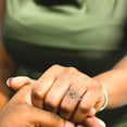 thumbnail image 5 of 2.3075 ct Princess Cut Simulated Champagne Diamond Solitaire with Simulated Diamond Accents 14K Rose Gold Womens Engagement Ring, 5 of 5