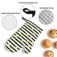 thumbnail image 3 of Fotbe Lemon_1 for 4Pcs Oven Mitts and Pot Holders, 500℉ Heat Resistant Oven Mitts , Non-Slip Silicone Surface Safe for Baking, Cooking, BBQ, 3 of 6