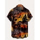 thumbnail image 2 of Camisas hawaianas de manga corta, divertidas camisas de Halloween, camisas de moda para hombres, blusas de playa espeluznantes, ropa para hombres, camisas de un solo pecho, 2 of 5