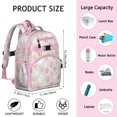 thumbnail image 6 of Pink Dog Paw Backpack for School,Cute School Bag,Schoolbag with Adjustable Shoulder Straps & Padded Back,15.25"x11.5"x5.25", 6 of 6