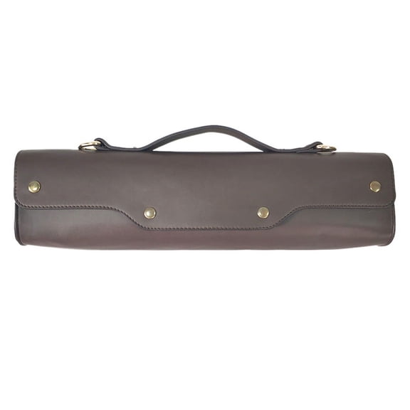Flute Bag Flute Case Portable Waterproof Flute Storage Bag Adjustable Shoulder Strap Musical Protection Accessories,1x Flute Case,Brown