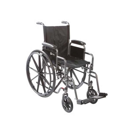 K1-Lite Wheelchair Removable Desk-Length Arms 20"