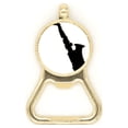 thumbnail image 1 of Sax Classical Music Listening Fresh Beer Bottle Cap Opener Stainless Steel Key Chain, 1 of 3