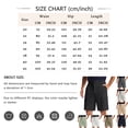 thumbnail image 3 of GrmtClth Men's Wrinkle Resistant Chino Shorts Elastic Waist Pleated Casual Business Shorts for Men Black 34, 3 of 4