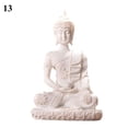 thumbnail image 2 of Meditative Seated Buddha Sandstone Statue Sculpture Figurine Decor, 2 of 7