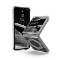 UAG Compatible with Samsung Galaxy Z Flip 6 Case Plyo Pro Ice/Silver, Rugged Anti-Yellowing Transparent Clear Compatible with Magnetic Charging Military Grade Protective Cover