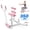 White & Pink, variant on MERACH Deep Squat Machine with Handle, Adjustable Squat Assist Trainer for Home Gym, Hold up to 350lbs