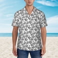 thumbnail image 5 of Uemuo Snake Printed Regular Fit Short Sleeve Casual Hawaiian Shirt for Men,Aloha shirt,Tropical shirt,Floral print shirt,Vacation Beach shirt-3X-Large, 5 of 9