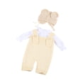 thumbnail image 2 of Ropa para muñecas de niña, viste a tu muñeca, ropa y accesorios para muñecas, trajes de pantalones para muñecas, lindo traje con ropa para muñecas de beige, 2 of 8