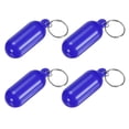 thumbnail image 1 of Uxcell 4-Pack Llavero Flotante para Navegación, Anillos de Llave a Prueba de Agua de Color Brillante para Deportes Acuáticos al Aire Libre [Azul], 1 of 1