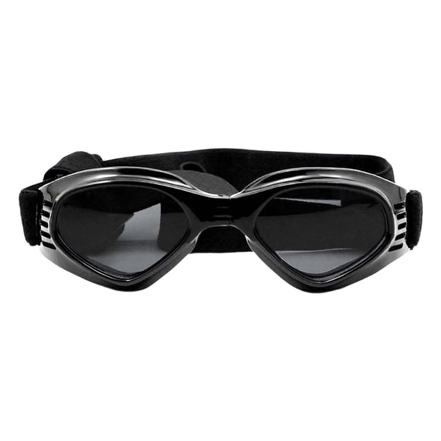 Gafas de sol para perros pequeños con correa ajustable Gafas ovaladas antiniebla para mascotas Gafas de sol duraderas para perros