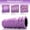 Violet, variant on Foam Roller for Deep Tissue Massager, 13" High Density Exercise Patented Roller for Muscle Massage and Myofascial Trigger Point Release Back Roller for Fitness, Yoga and Pilates (Black)