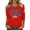 Red, variant on Fourth of July Womens Summer Tops 3/4 Sleeve - Fashion Round Neck USA Pride Print Pullover - Lightweight Patriotic Top for Fireworks Show,Navy L