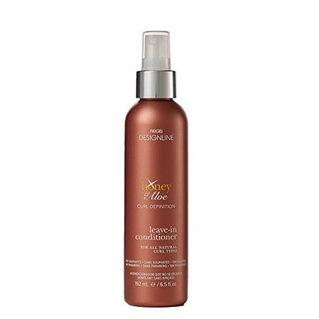 Honey & Aloe Leave-In Conditioner, 6.5 oz - DESIGNLINE - Lightweight Curl-Definition No Rinse Conditioner, Helps Tone Down Frizz and Unruly