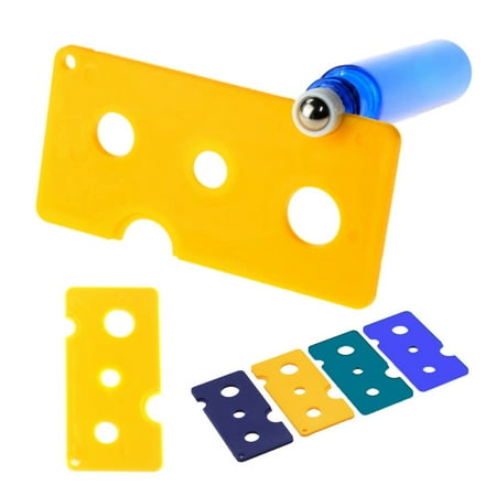 

Plastic Roller Balls Caps Essential Oil Bottle Opener Remover Corkscrew Tool Yellow Plastic