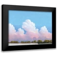 thumbnail image 1 of Hawkins, William 24x19 Black Modern Framed Museum Art Print Titled - River and Sky Meet The Clouds, 1 of 5