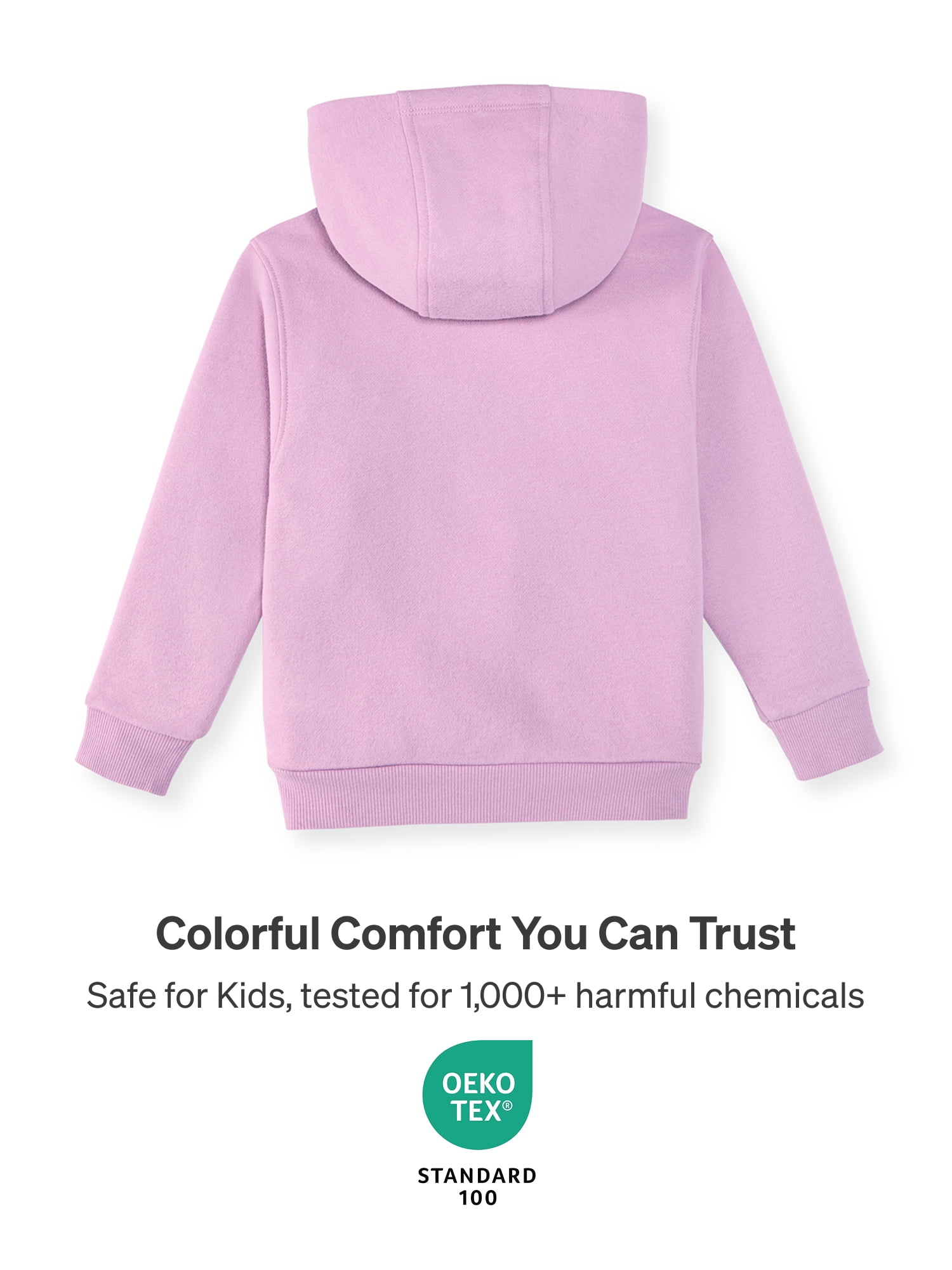 Color Mix by Garanimals Kids Fleece Hoodie, Sizes 6–16