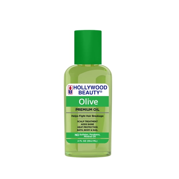 Hollywood Beauty Olive Oil for Hair, Scalp, and Skin, 2 fl oz , All Hair Type