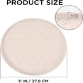 thumbnail image 6 of RLESO Waterproof Dog Food Mat-Silicone Pet Food Mat Dog Food Bowl Mats Cat Water Mats Eating Tray,Non-Slip Pet Placemat with Lip for Messy Drinkers to Protect Floor,Beige 11"×11", 6 of 16