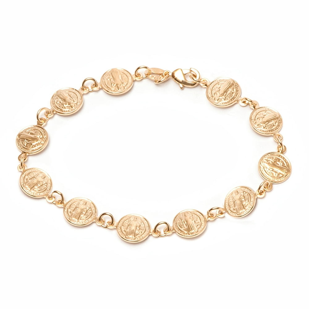 Peermont 18k Gold Plated Religious Bracelet