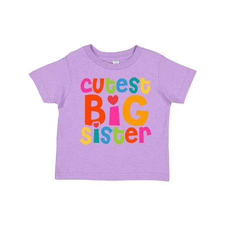 

Inktastic Cutest Big Sister Gift Toddler Toddler Girl T-Shirt