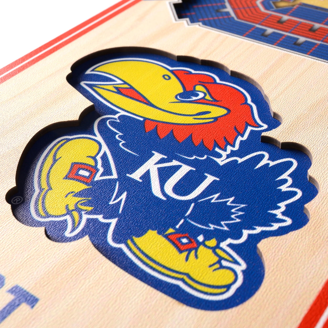 Kansas Jayhawks 6'' x 19'' 3D StadiumView Banner