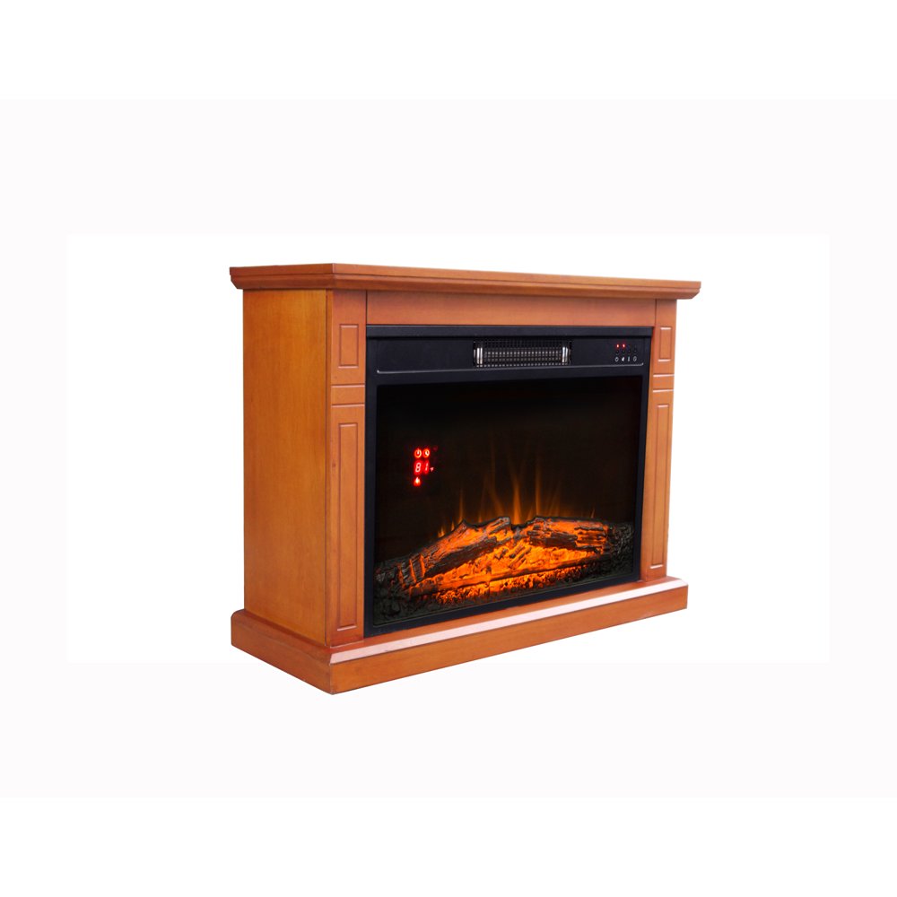 Decor Flame Electric Fireplace with 29" Mantle