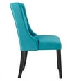 thumbnail image 4 of Modway Baron 19.5" Modern Velvet Dining Chairs in Navy/Black (Set of 2), 4 of 9