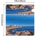 thumbnail image 2 of Magnetic Mailbox Cover Beautiful Sweeping Coastline Post Box Cover Wrapped Mailbox Covers Anti-UV and Durable for Garden Decor 21" L×18" W Portland Head Lighthouse in Cape Elizabeth, 2 of 6