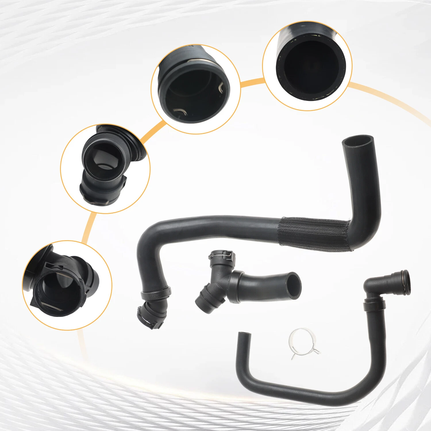 Upper Radiator Hose for 2011-2020 Ford F150 5.0L DR3Z8566A CL3Z8260A BL3Z8C350A