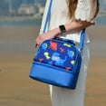thumbnail image 4 of Sunveno Insulated Lunch Bag, Solid Print Dino, Thermal, Polyester, 1 Count, 4 of 6