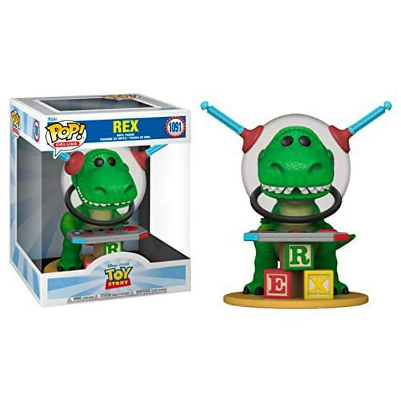 Rex with Game Controller Deluxe Funko Pop! Disney Pixar Toy Story 2 Vinyl Figure - BoxLunch Exclusive #1091