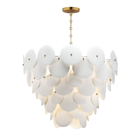 12827WTNAB Maxim Lighting Isla - 8 Light Chandelier-22.25 Inch Tall and 28.75 Inch Wide