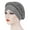 Grey, variant on Women Turban Twisted Braid Chemical Cancer Headscarf Cap Hair Covered Wrap Hat