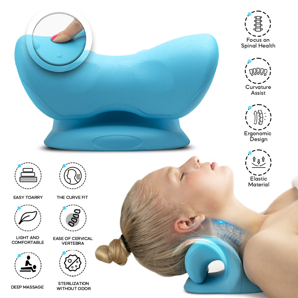 Neck and Shoulder Relaxer, Cervical Traction Device for TMJ Pain Relief