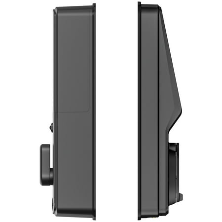 Lockly - Secure Pro Smart Lock Wi-Fi Replacement Deadbolt with 3D Biometric Fingerprint/Keypad/Voice Control Access - Matte Black