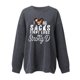 thumbnail image 2 of Gibobby Sudaderas para mujer Sudadera informal holgada y divertida con estampado de y hombros caídos, sin capucha, para mujer (Gris, M), 2 of 4