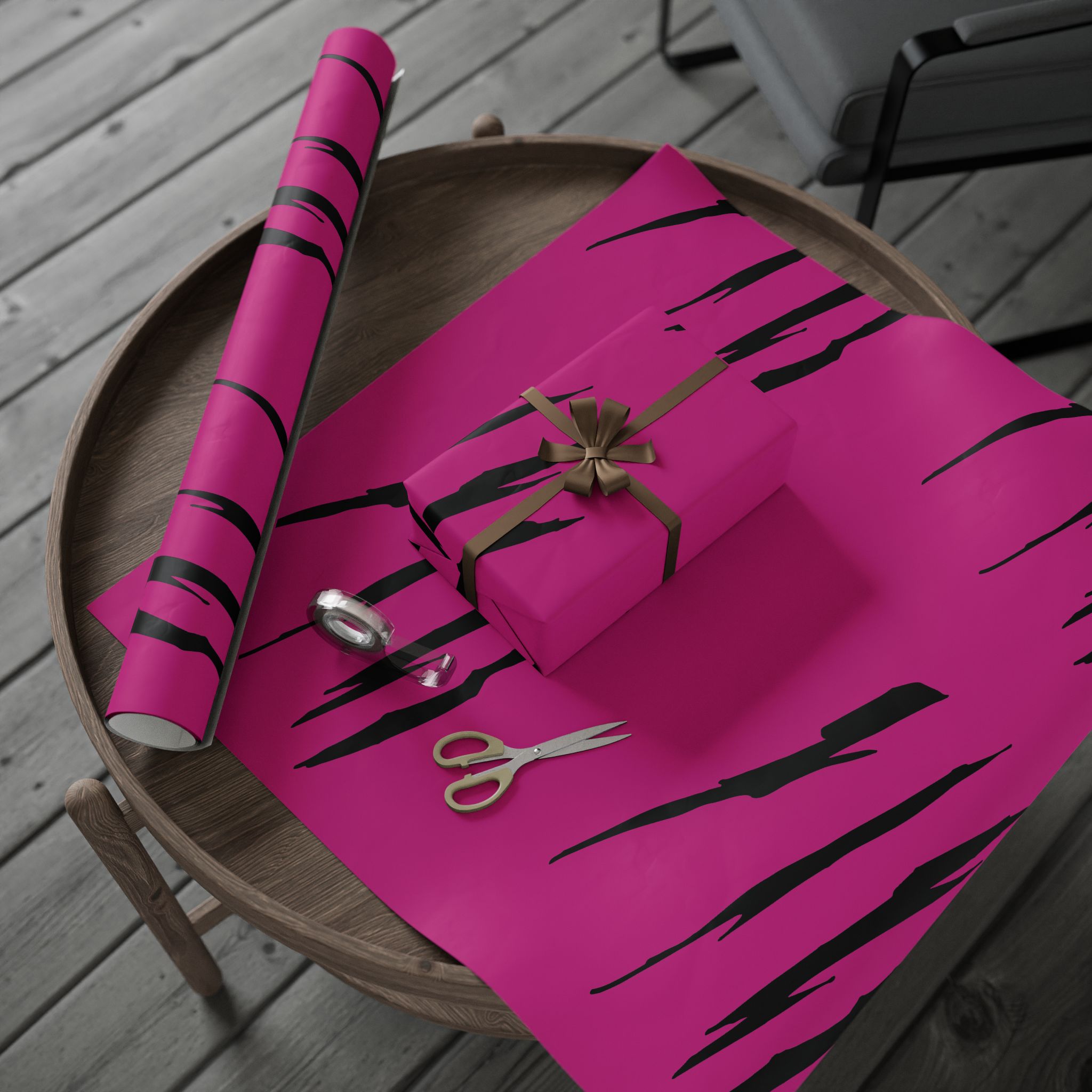 Effete Feline Claw Marks Scratch Gift Wrap Papers